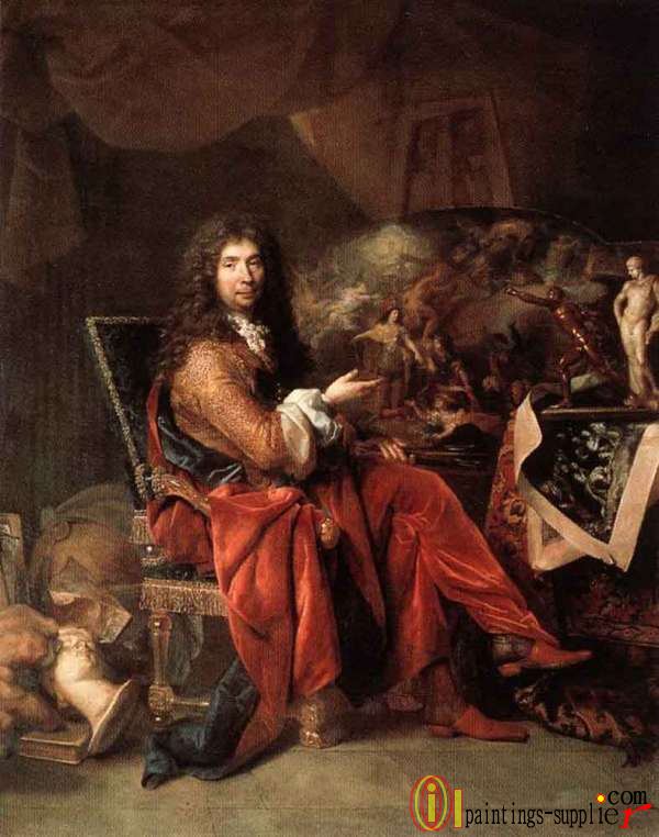 Portrait of Charles Le Brun,1686.