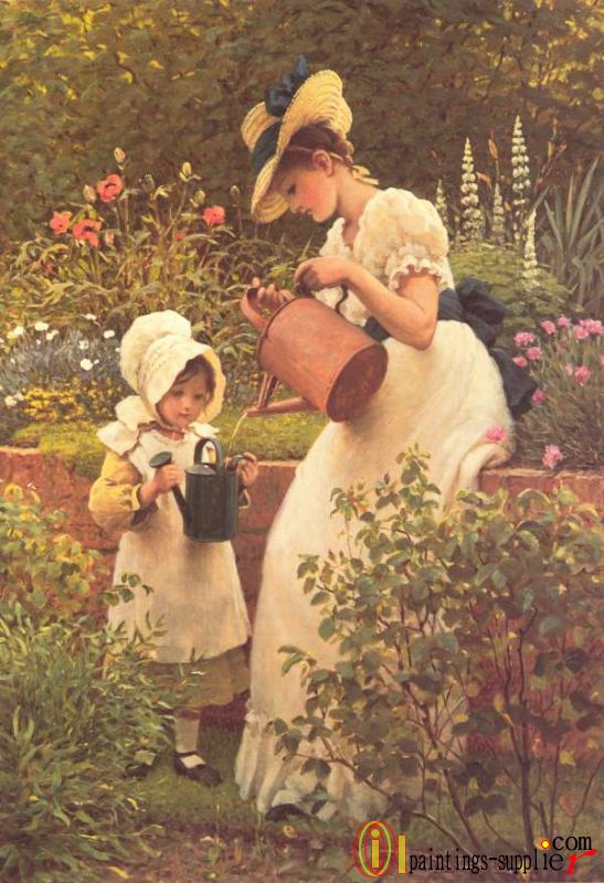 The Young Gardener,1889