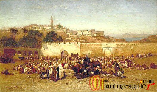 Market Day Outside the Walls of Tangier