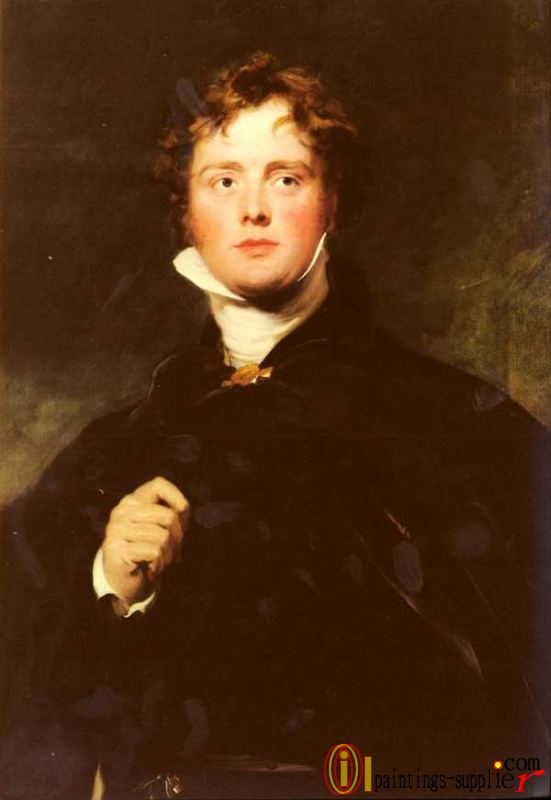 Portrait Of George Nugent Grenville Lord Nugent Detail