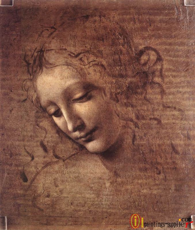 Leonardo da Vinci Female head (La Scapigliata)Female head