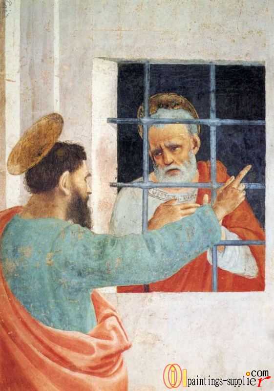 St. Peter Visited In Jail By St. Paul,1480