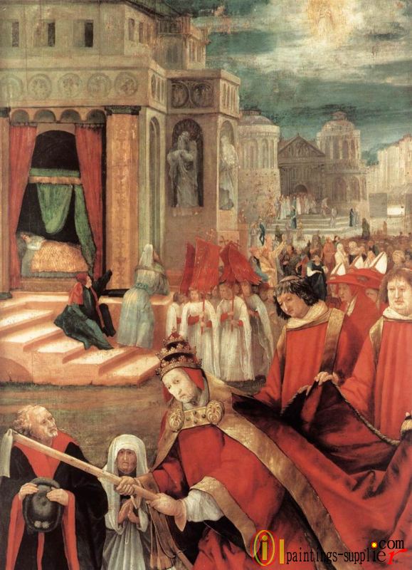 Establishment of the Santa Maria Maggiore in Rome (detail) 3.