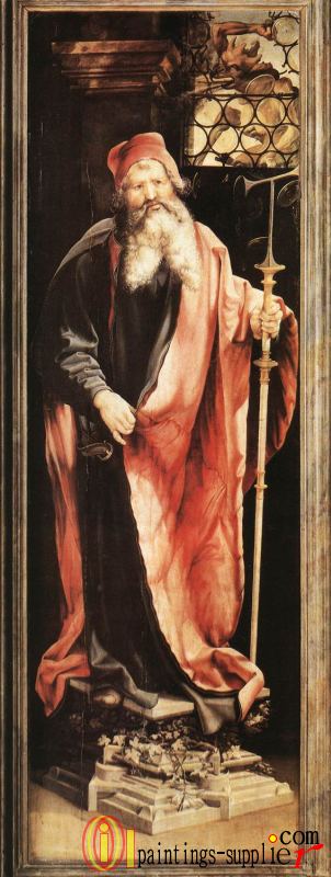 Isenheim Altarpiece - St Antony the Hermit