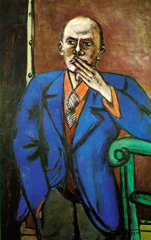 Self-Portrait in Blue Jacket,1950