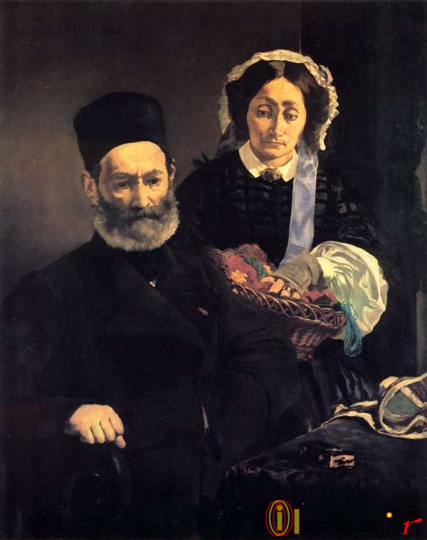 M. and Mme Auguste Manet.