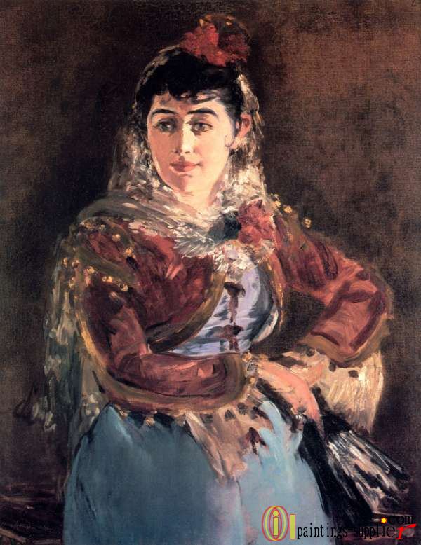 Portrait of Émilie Ambre in the role of Carmen,1880