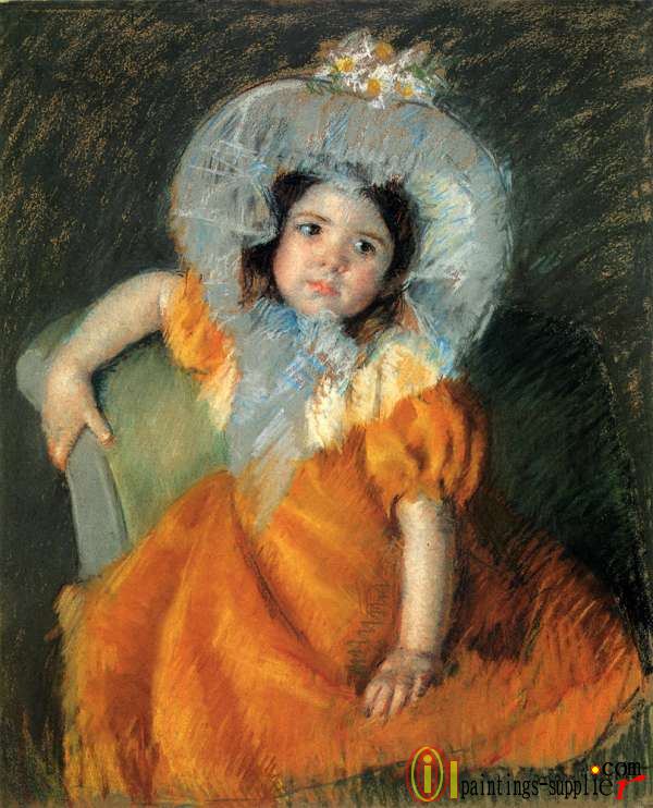 Child In Orange Dress,1902.