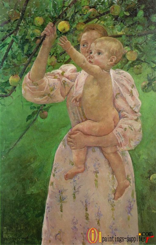 Child Picking a Fruit,1893