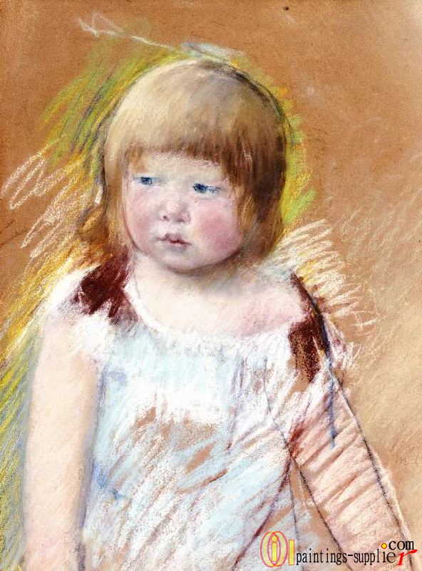 Child with Bangs in a Blue Dress,1910