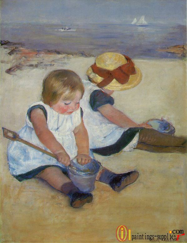 Children on the Beach,1884