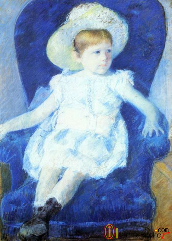 Elsie in a Blue Chair,1880