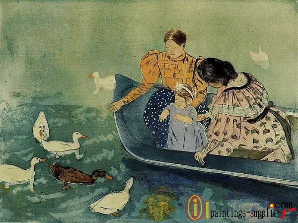 Feeding the Ducks,1895