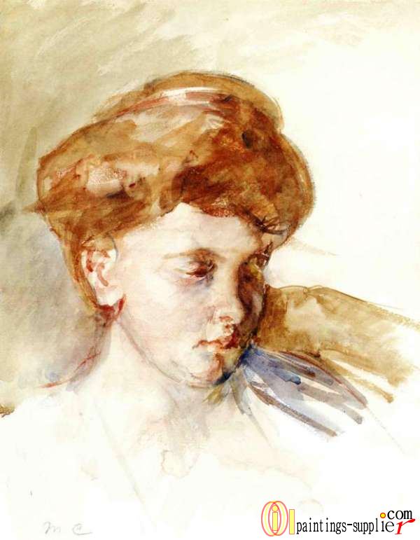 Head of a Young Woman,1873