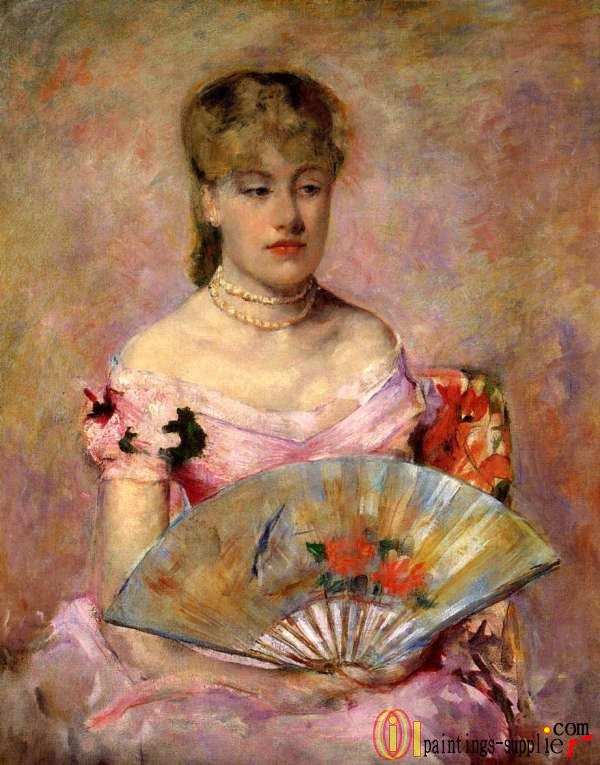 Lady with a Fan,1880