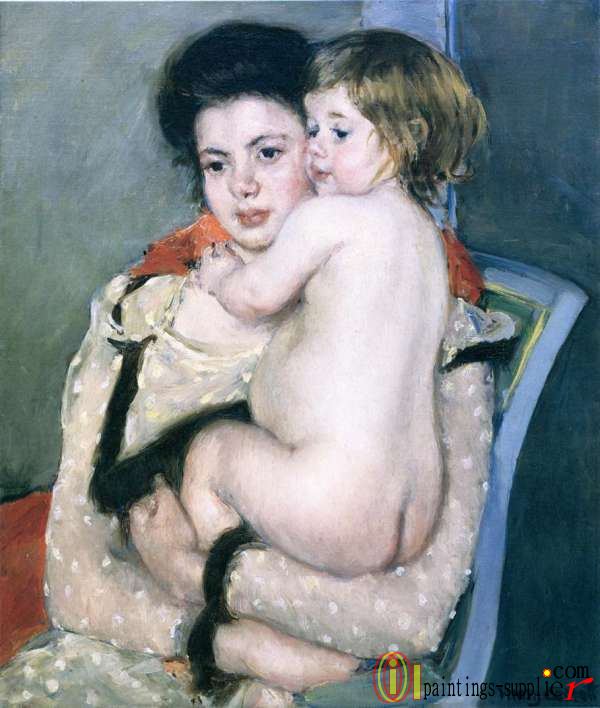 Reine Lefebvre Holding a Nude Baby,1902-1903.