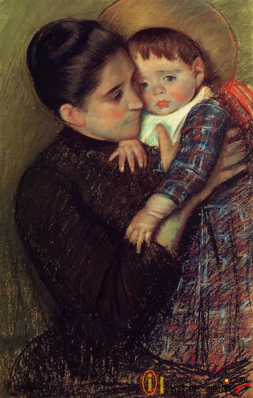 Woman and Her Child,1889-1890