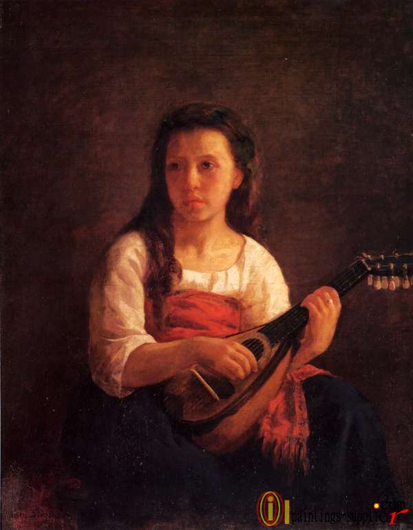 The Mandolin Player,1872.