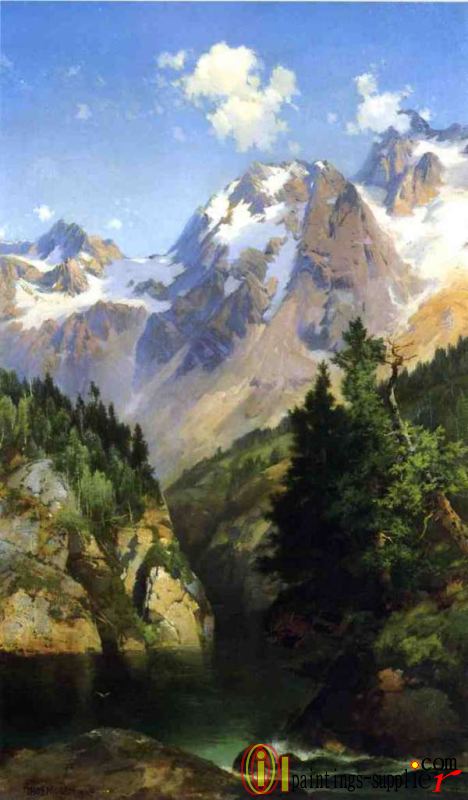 A Rocky Mountain Peak, Idaho Territory,1882
