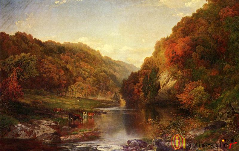 Autumn on the Wissahickon,1864.
