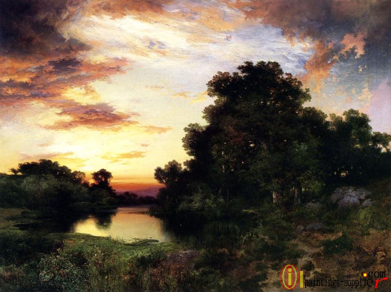 Sunset on Long Island,1901