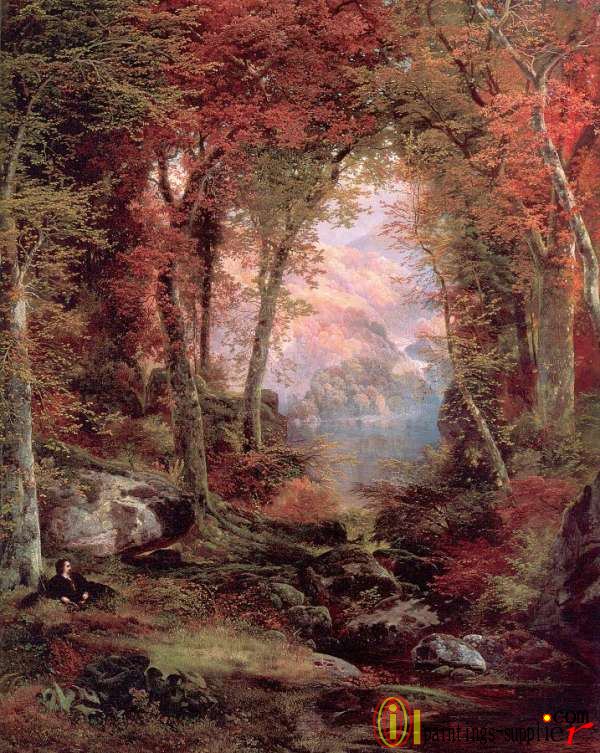 The Autumnal Woods (Under the Trees),1865