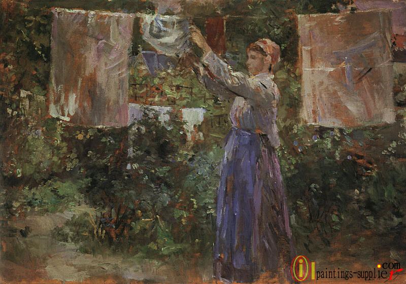 Peasant Hanging out the Washing,1881