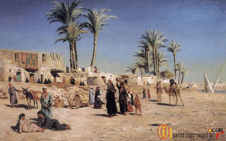 In the outskirts of Cairo,1893