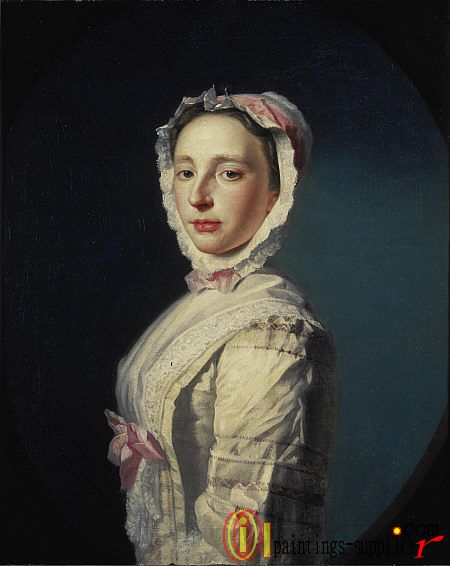 Anne Bayne, Mrs Allan Ramsay, d. 1743. Wife of the artist Allan Ramsay,1739