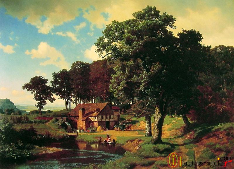 A Rustic Mill,1855