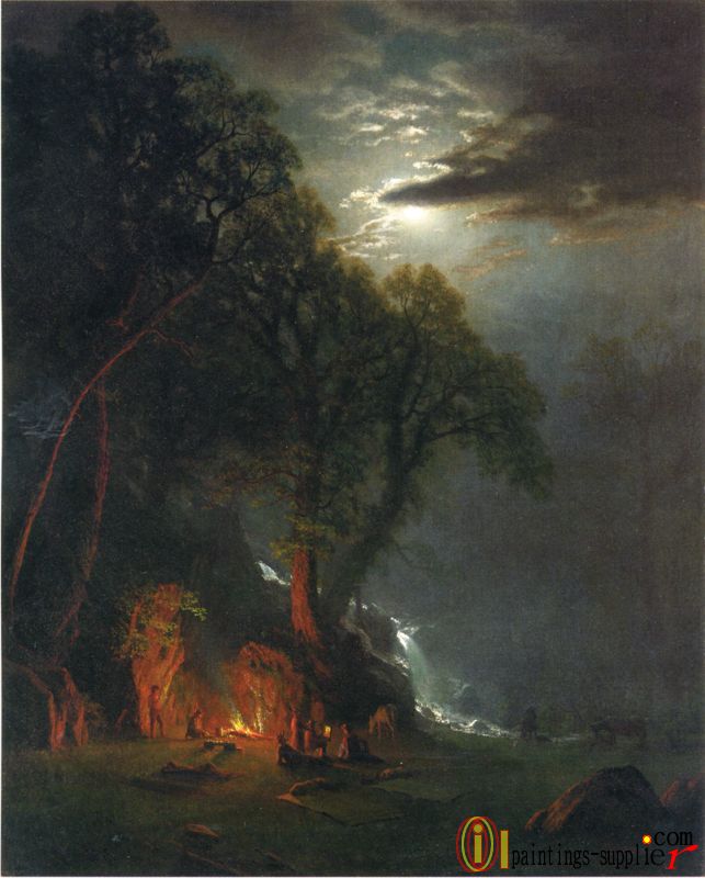 Campfire Site, Yosemite,1873