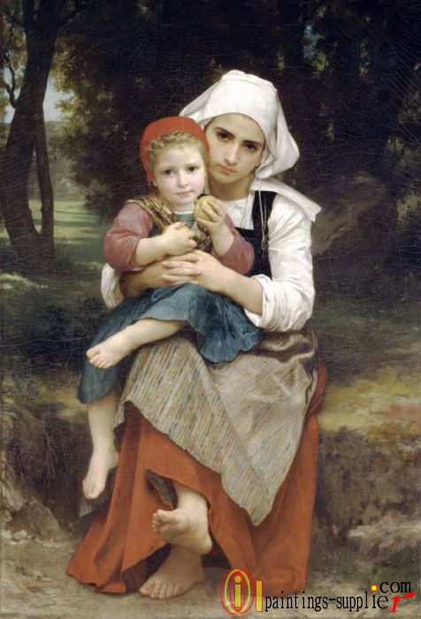 Frère et sœur Bretons,1871