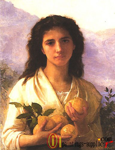 Girl Holding Lemons,1899