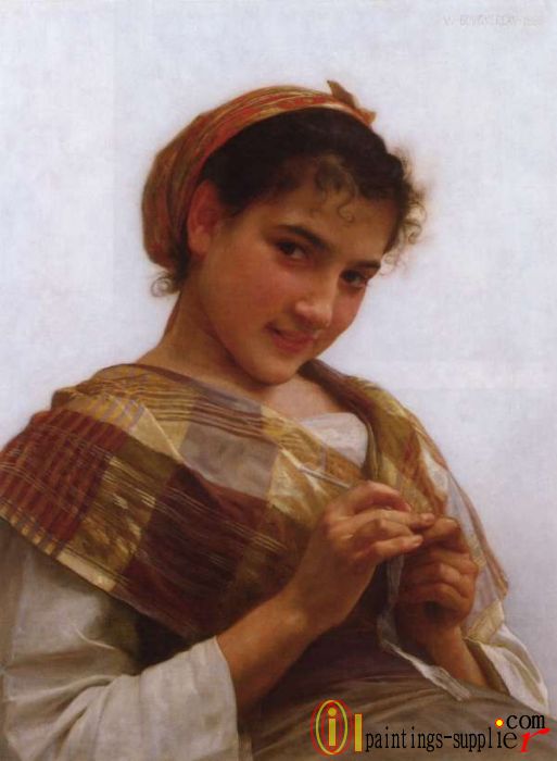 Jeune fille au crochet,1889