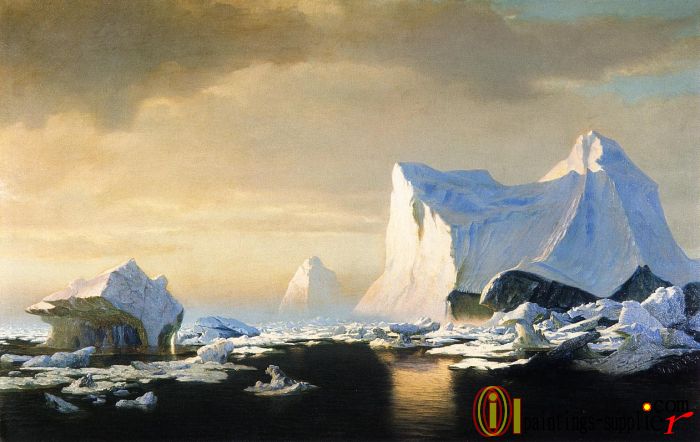 Icebergs in the Arctic