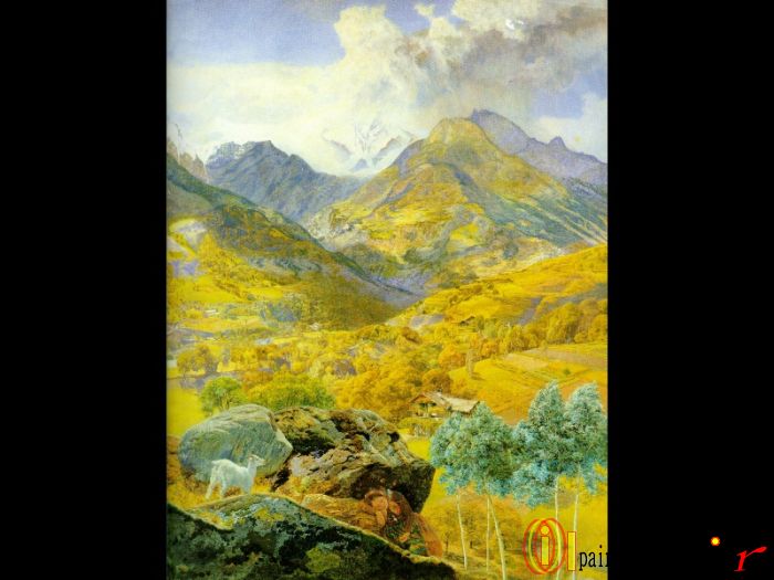 The Val d Aosta,1858