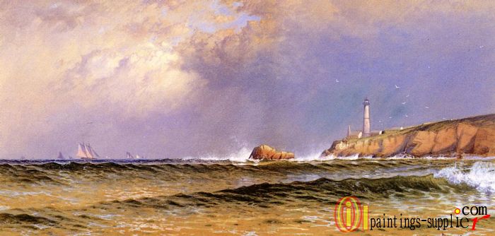 Coastal Scene with Lighthouse