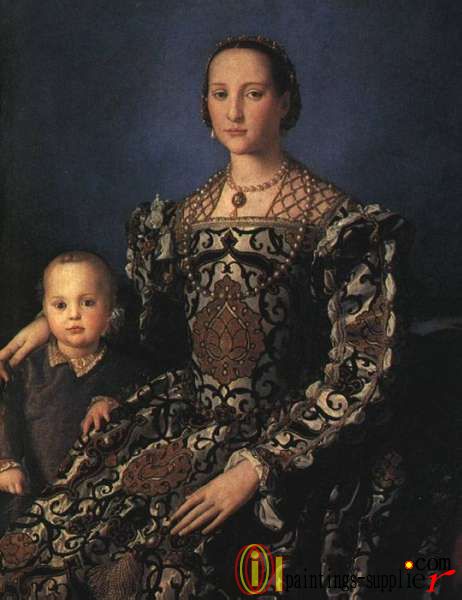 Eleonora of Toledo with her Son Giovanni de' Medici ,1550