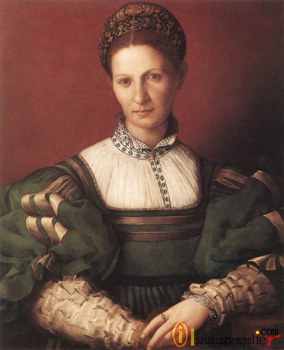 Portrait Of A Lady In Green