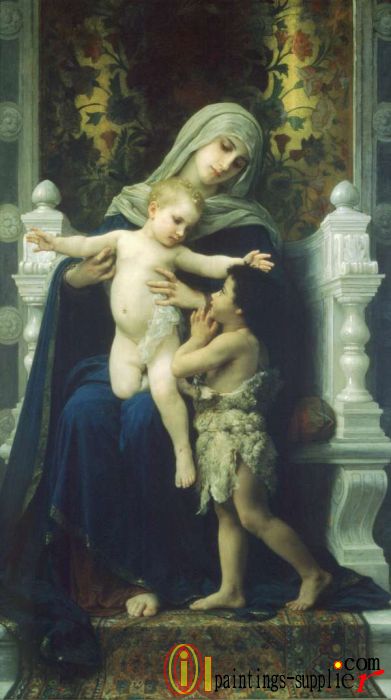 La Vierge, L'Enfant Jesus et Saint Jean Baptiste,1881