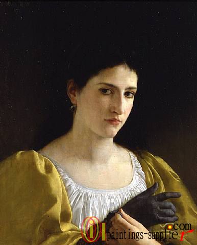 Lady with Glove,1870