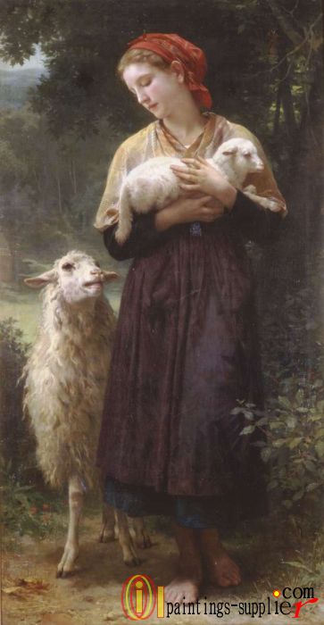 L'agneau nouveau-né,1873