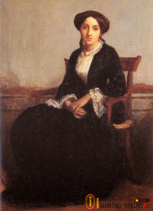 Portrait of Genevieve Celine, eldest daughter of Adolphe Bouguereau