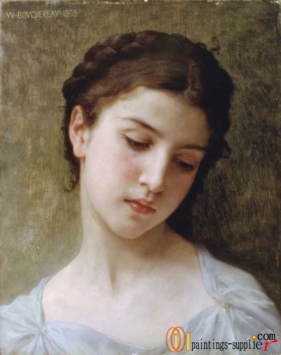 tête de jeune fille,1898