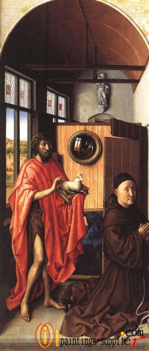 The Werl Altarpiece (left wing),1438