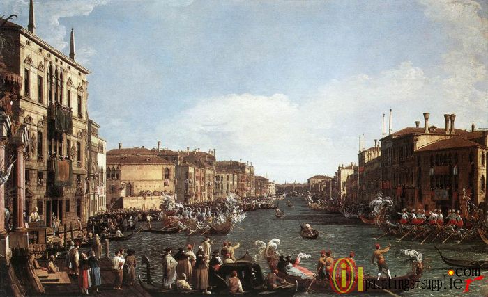 A Regatta On The Grand CanalRegatta on the Grand Canal,1730-35