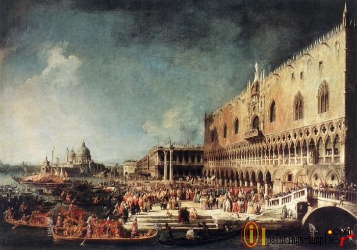 Arrival of the French Ambassador in Venice ,1740-50