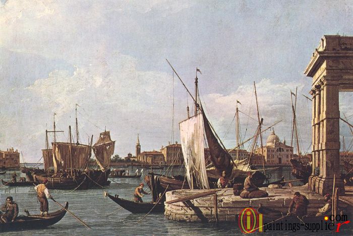 Canaletto La punta della Dogana (Custom Point)La punta della Dogana,1726-28