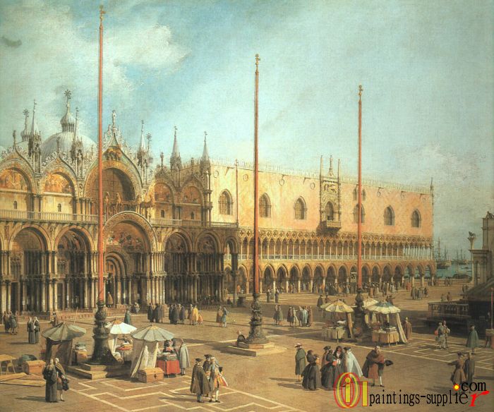 Piazza San Marco - Looking Southeast,1735-1740