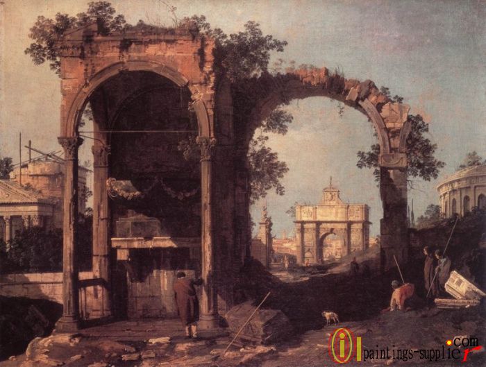 Ruins and Classic Buildings,1730